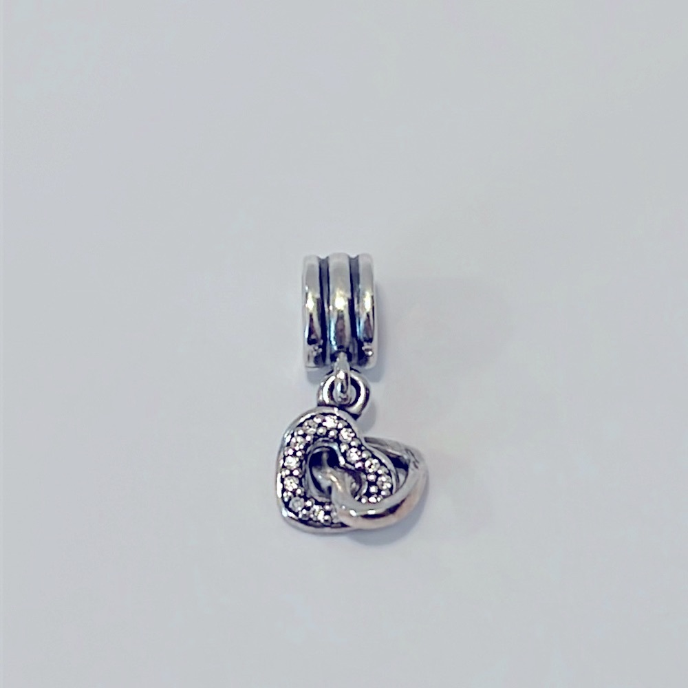 Pandora Interlocking Hearts Dangle Charm